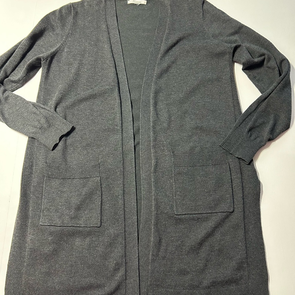 89th and Madison women’s long sleeve cardigan open front sweater with pockets - Picture 9 of 11